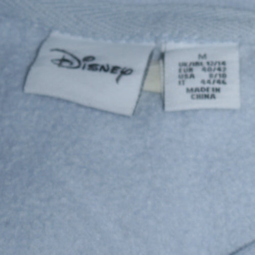 Disney Primark Women Blue Stitch Christmas Sweatshirt M 12/14