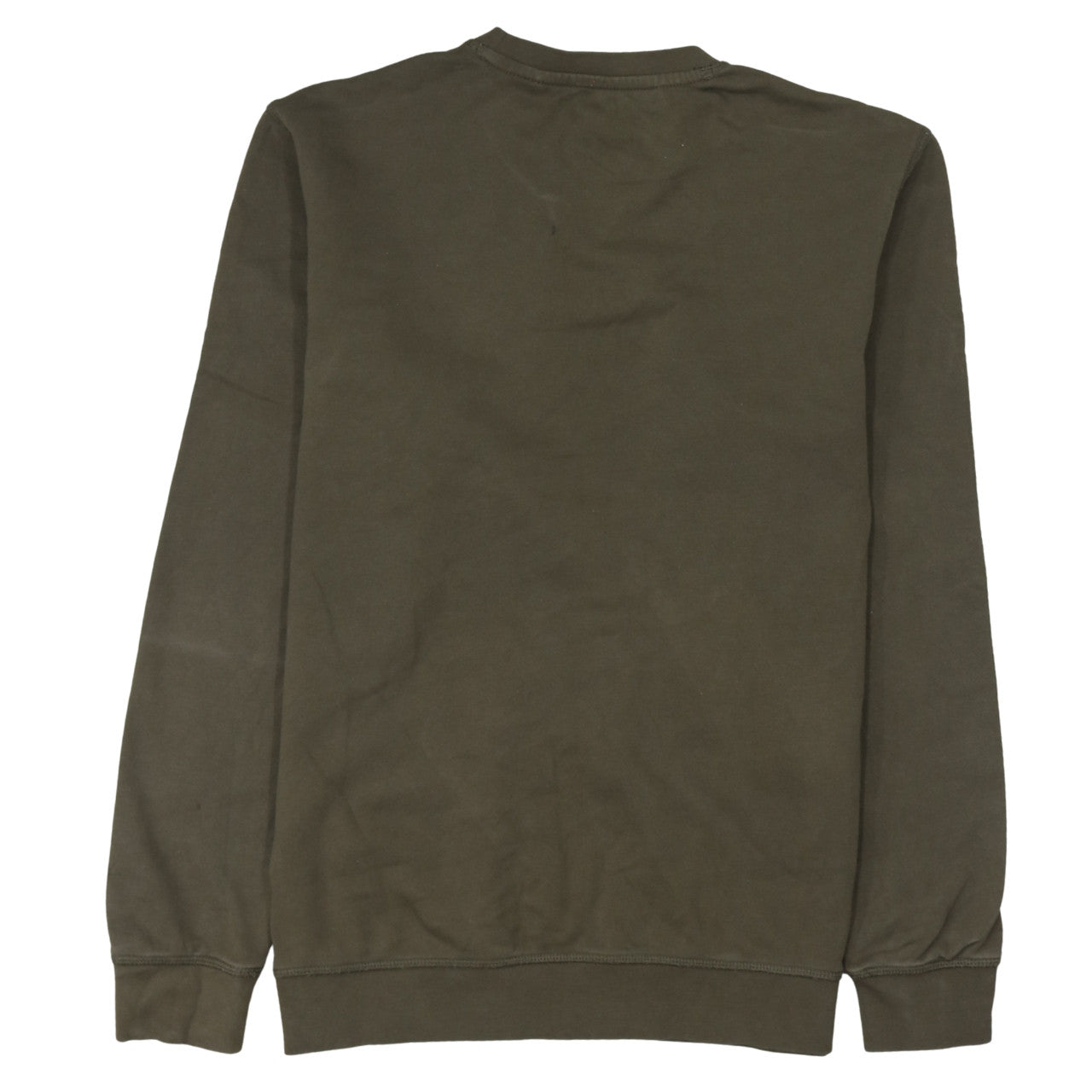 BOSS Men's Green Crew Neck Cotton Sweatshirt Size L