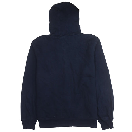 GAP Men's Blue Full Zip Hoodie XL Cotton Blend Sweatshirt