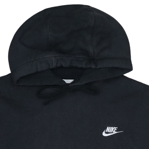 Nike Men's Black Medium Pullover Hoodie with Logo
