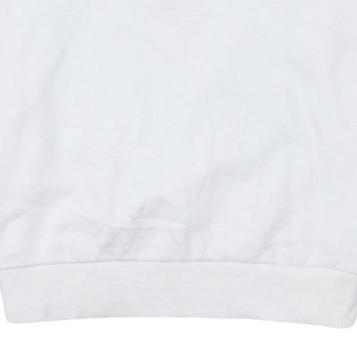 Under Armour Men's White Small Pullover Sweatshirt Crew Neck