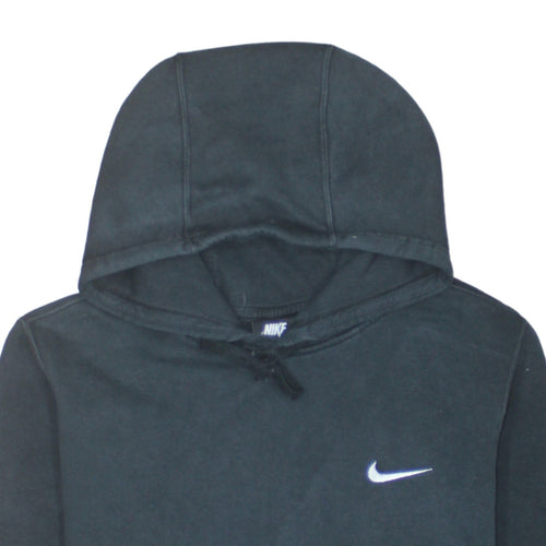 Nike Men's Black Pullover Hoodie S Logo Fleece Sportswear