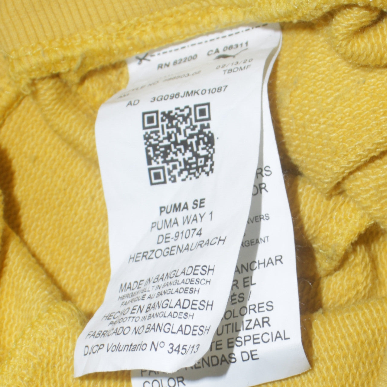Puma Women's Yellow Jogger Sweatpants L Regular Fit Activewear