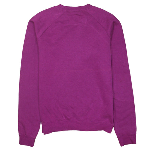 Nike Womens Purple Crew Neck Logo Sweatshirt XS