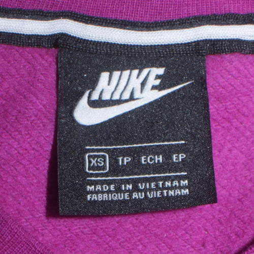 Nike Womens Purple Crew Neck Logo Sweatshirt XS