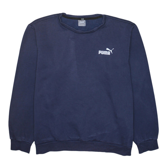 Puma Men's Blue XL Crew Neck Pullover Sweatshirt
