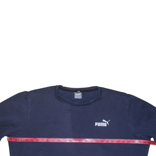 Puma Men's Blue XL Crew Neck Pullover Sweatshirt