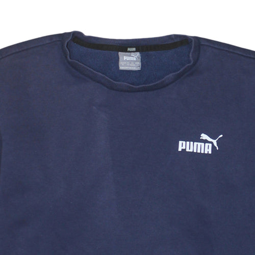 Puma Men's Blue XL Crew Neck Pullover Sweatshirt