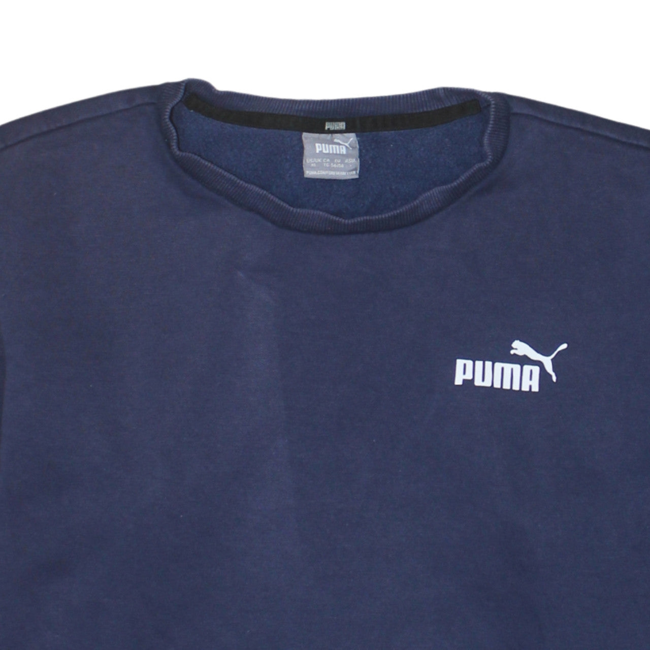 Puma Men's Blue XL Crew Neck Pullover Sweatshirt