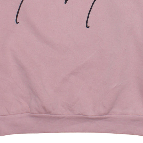 Disney Women Pink Minnie Mouse Colourblock Sweatshirt XS