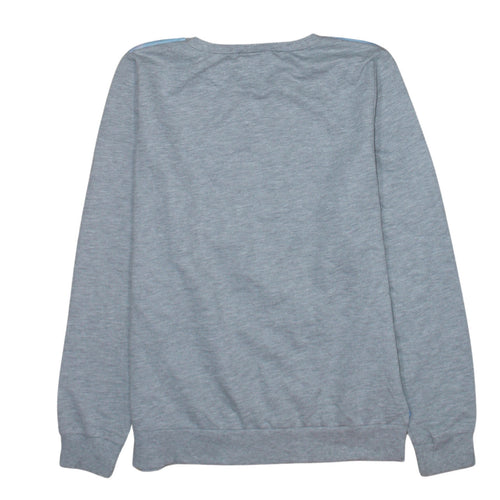 Disney Frozen Womens Grey Sweatshirt UK 14 Anna Elsa Olaf Print Pullover