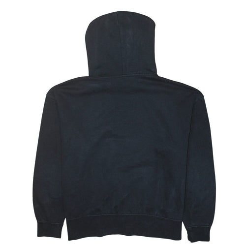 Nike Women's Black Pullover Hoodie Size M Cotton Blend Logo Sweatshirt