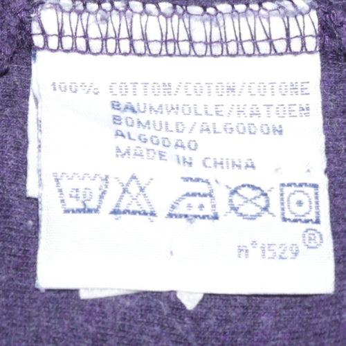 Ralph Lauren Men’s Purple Cotton 1/4 Zip Jumper XL