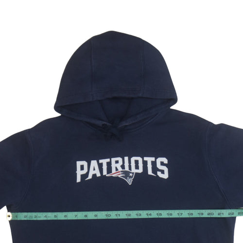 Nike NFL Patriots Navy Hoodie Men's M Pullover Cotton Blend