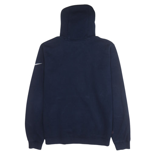 Nike NFL Patriots Navy Hoodie Men's M Pullover Cotton Blend