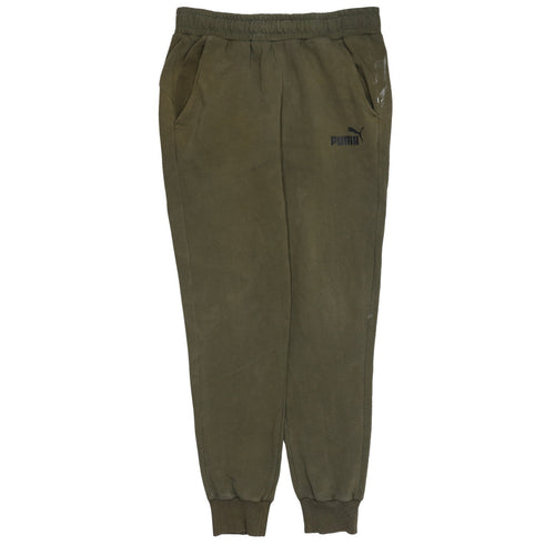 Puma Men's Green Jogger Sweatpants Size S Regular Fit Activewear