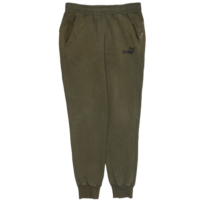 Puma Men's Green Jogger Sweatpants Size S Regular Fit Activewear