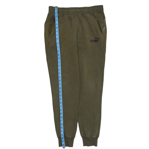 Puma Men's Green Jogger Sweatpants Size S Regular Fit Activewear