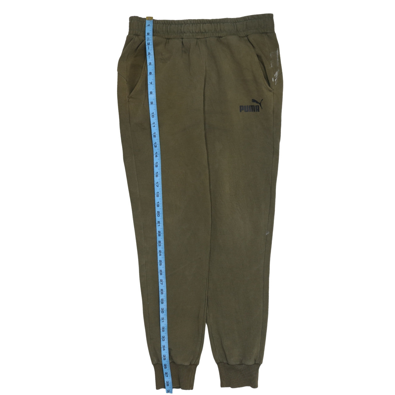 Puma Men's Green Jogger Sweatpants Size S Regular Fit Activewear