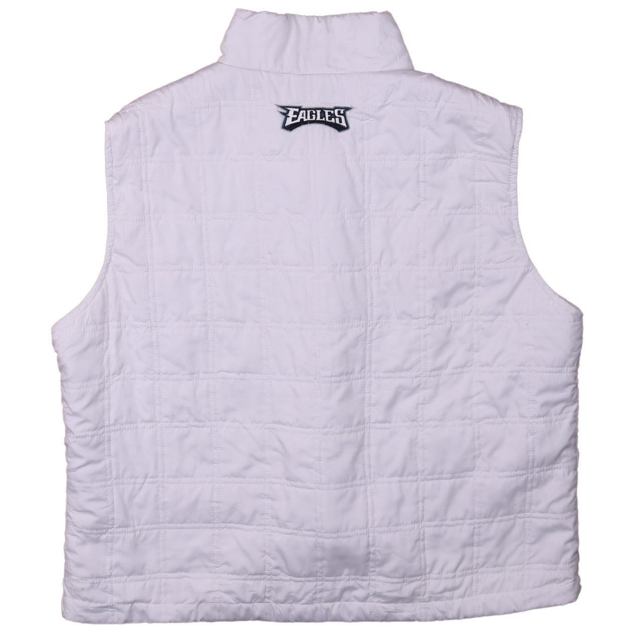NFL Team Apparel Women’s White Quilted Zip Waistcoat XL