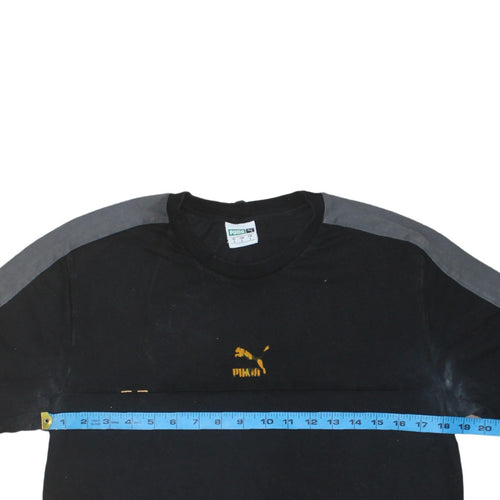 Puma Men's Black Short Sleeve Sports T-Shirt Size S