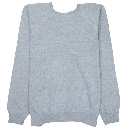 Champion Men's Grey Medium Pullover Fleece Logo Sweatshirt
