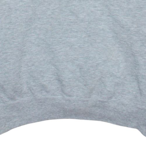 Champion Men's Grey Medium Pullover Fleece Logo Sweatshirt