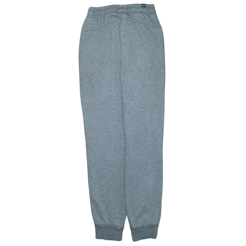 Puma Men's Grey Jogger Sweatpants S Regular Fit Fleece Activewear
