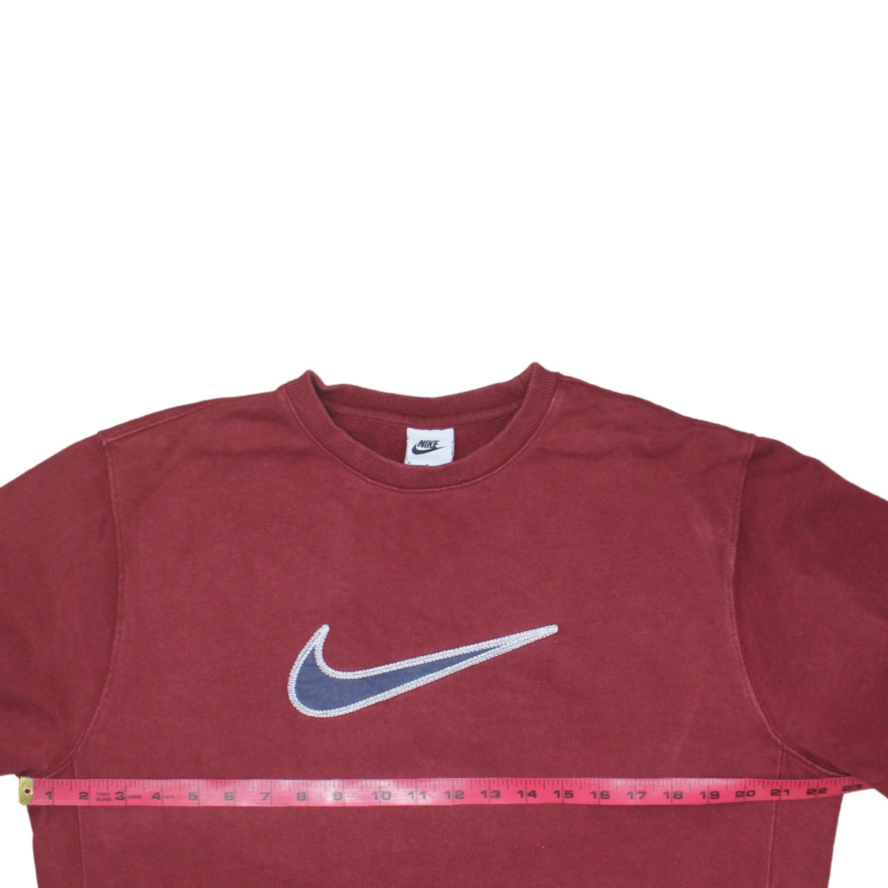Nike Men's Red Crew Neck Pullover Sweatshirt Size M