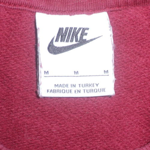 Nike Men's Red Crew Neck Pullover Sweatshirt Size M