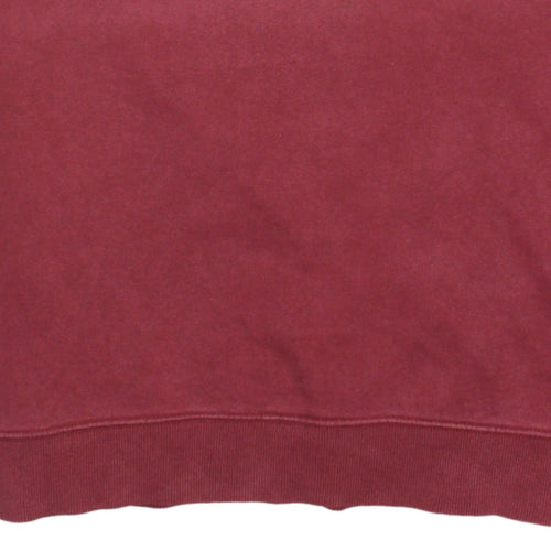 Nike Men's Red Crew Neck Pullover Sweatshirt Size M