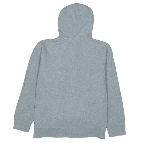 GAP Boys Grey Full Zip Hoodie 10-11 Years Cotton Blend Casual Sweatshirt