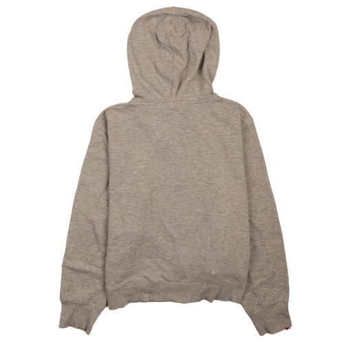 Puma Women Grey Full Zip Hoodie Sweatshirt Size M