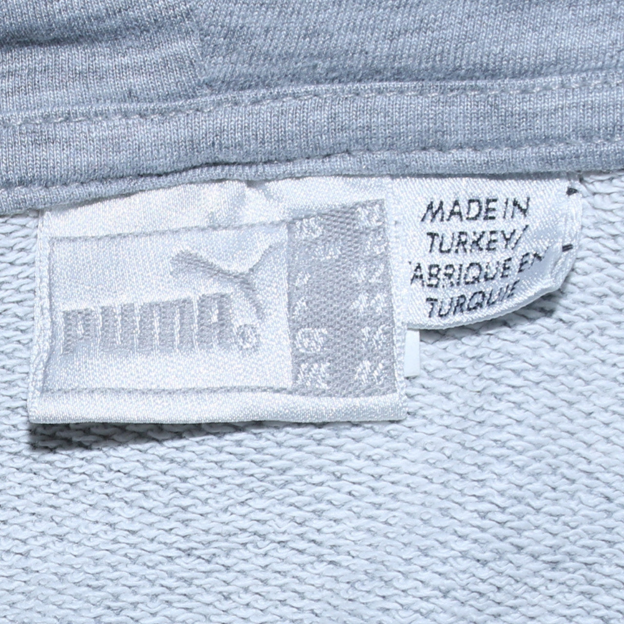 Puma Women Grey Full Zip Hoodie Sweatshirt Size M