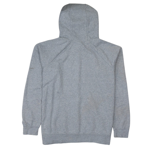 Nike Women's Grey XL Pullover Hoodie with Logo Print