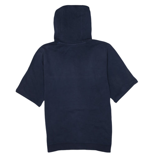 Nike Men's Blue Short Sleeve Pullover Hoodie S Logo Sportswear