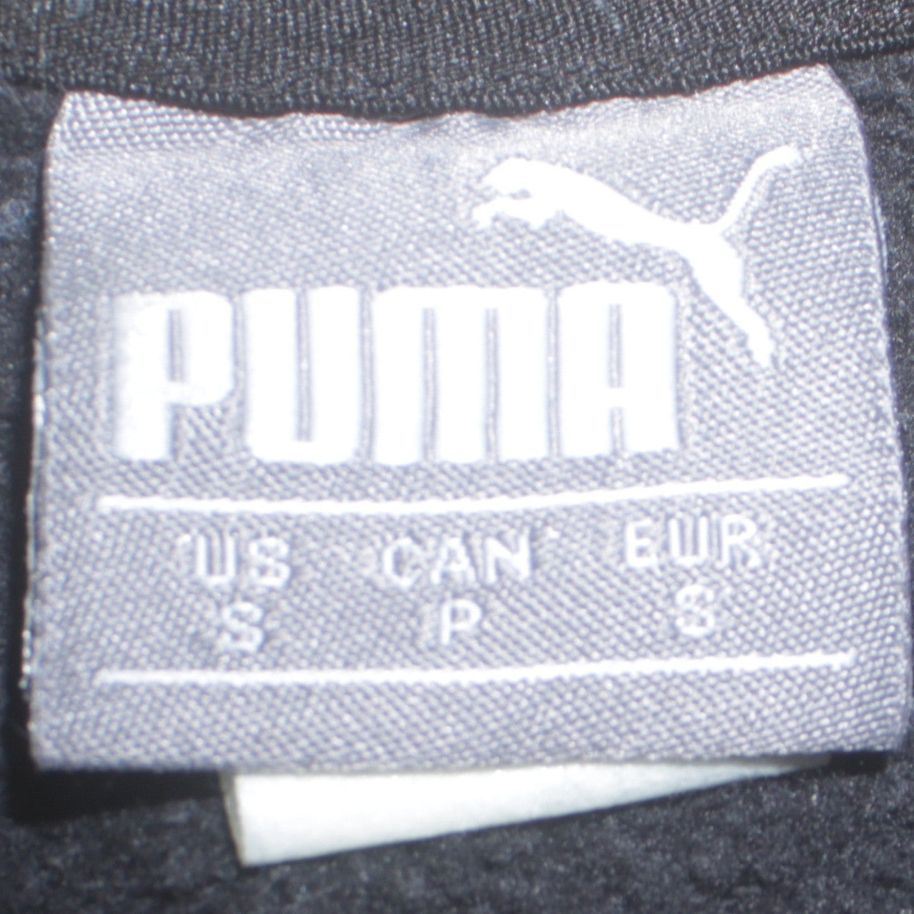 Puma Men’s Black Crew Neck Pullover Sweatshirt Size S