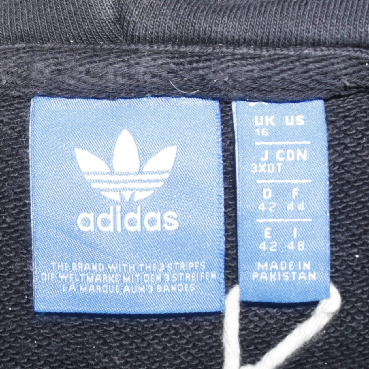 Adidas Women Black Hoodie Size 16 Pullover Hooded Sweatshirt