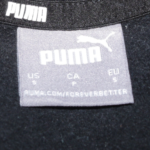 Puma Men's Black Crew Neck Pullover Sweatshirt Size S