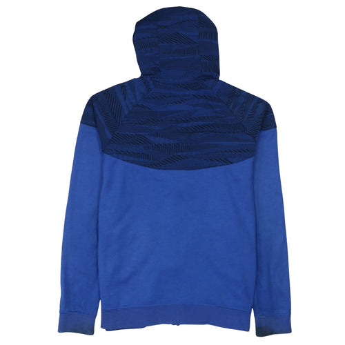 Nike Men's Blue M Full Zip Graphic Hoodie Sweatshirt