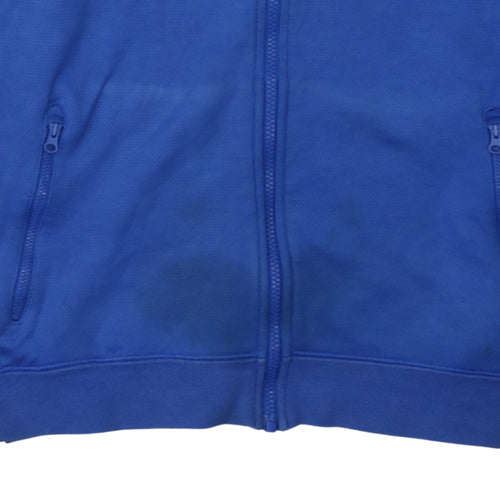 Nike Men's Blue M Full Zip Graphic Hoodie Sweatshirt