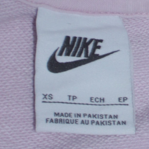 Nike Men's Pink XS Pullover Crew Neck Sweatshirt
