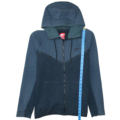 Nike Mens Blue Full Zip Hoodie Size M Regular Fit Sweatshirt