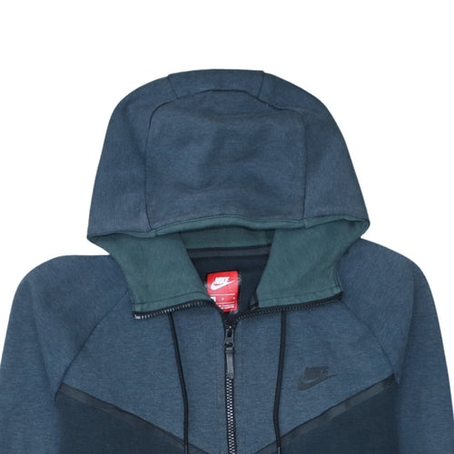 Nike Mens Blue Full Zip Hoodie Size M Regular Fit Sweatshirt