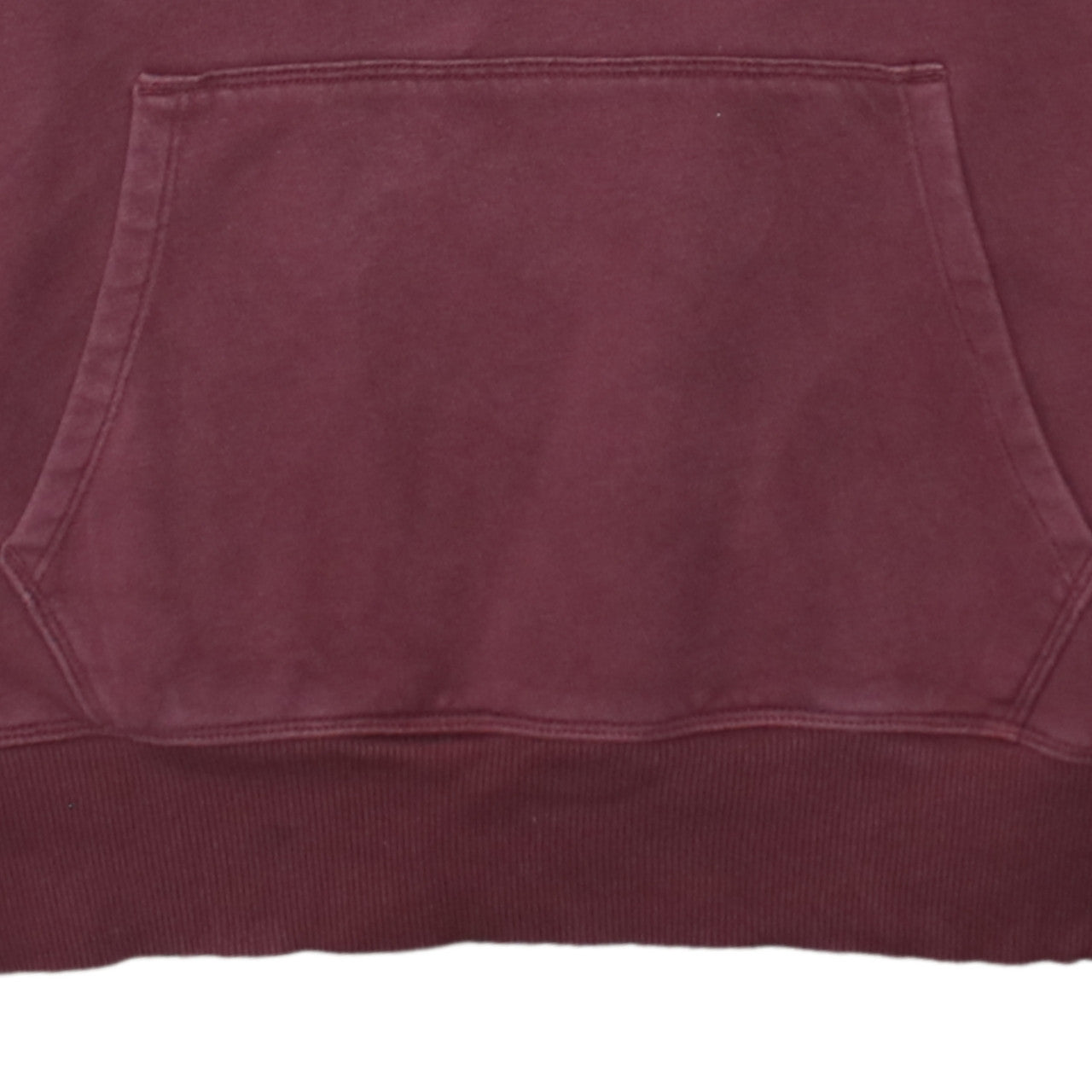 Under Armour Womens Burgundy Pullover Hoodie Size L Loose Fit Cotton Blend