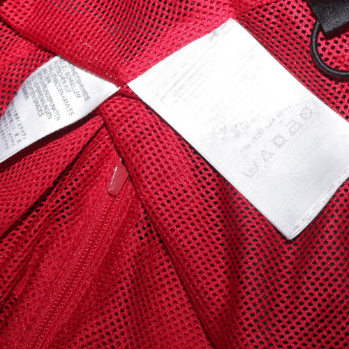 Adidas Men's Red Full Zip Windbreaker Jacket Size S