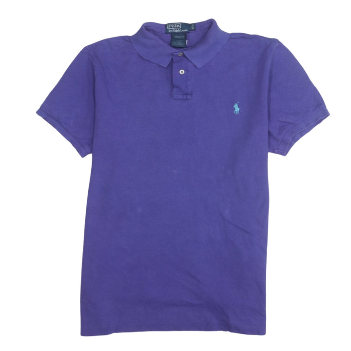 Ralph Lauren Men's Purple Custom Fit Cotton Polo Shirt L