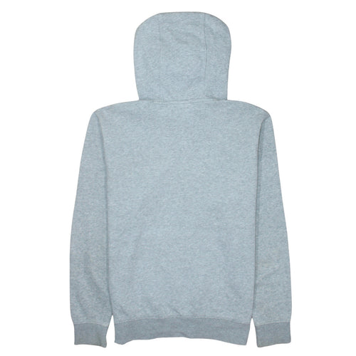 Nike Mens Grey Pullover Hoodie Small Logo Sportswear Fleece