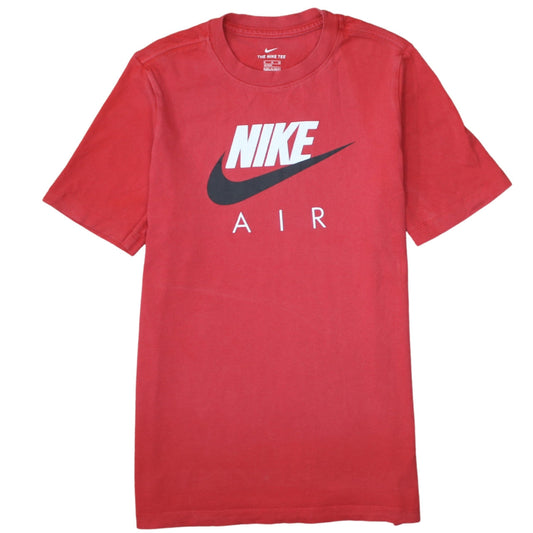 Nike Boys Red XL Graphic Logo Sports Cotton T-Shirt