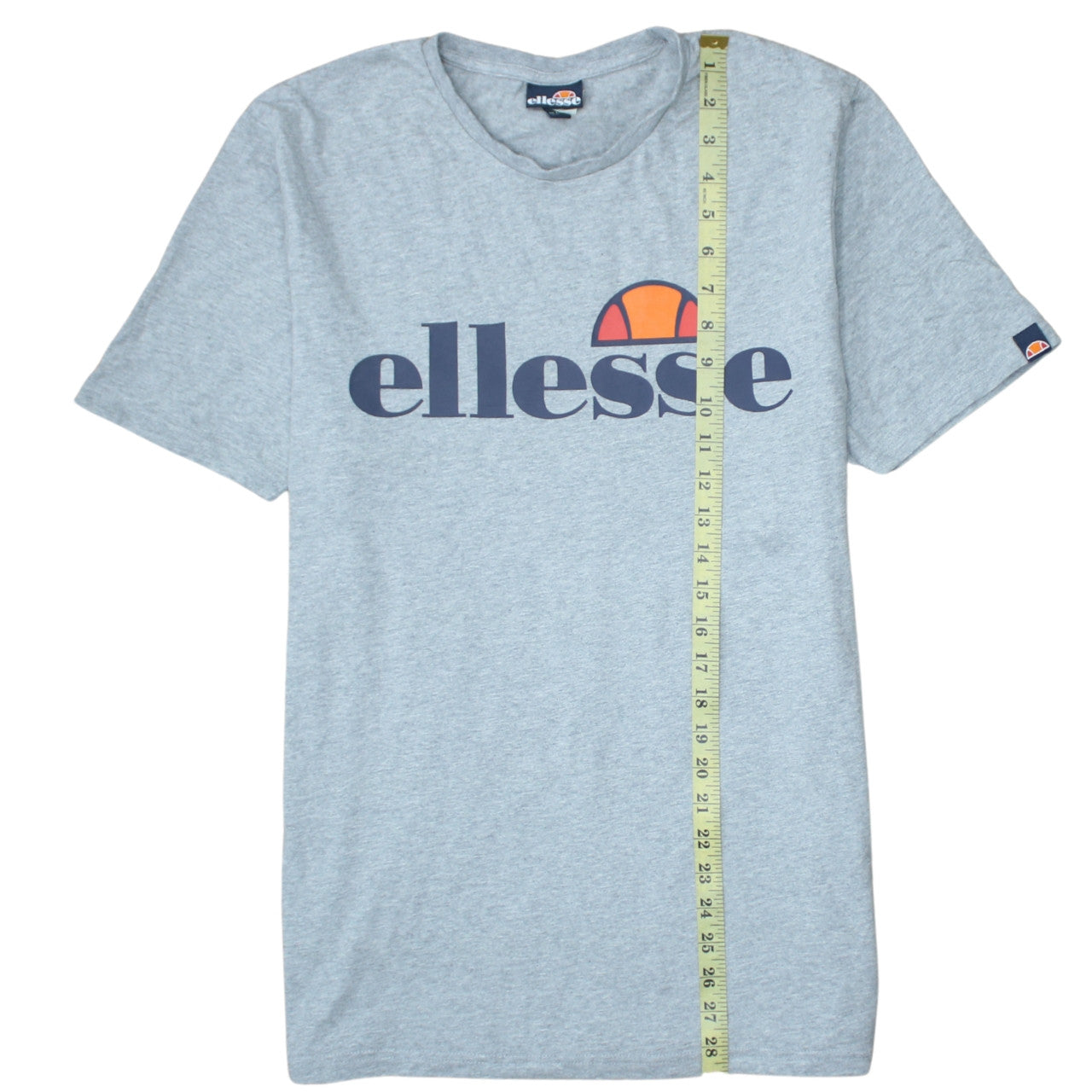 Ellesse Men’s Grey Logo Graphic T-Shirt Size L Short Sleeve Cotton
